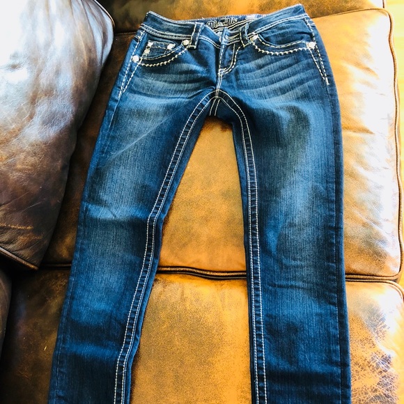 Miss Me Denim - Miss Me Skinny Jeans Dark Wash Sz 26